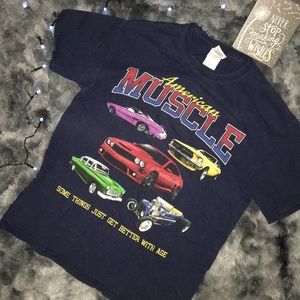 vintage muscle car shirt